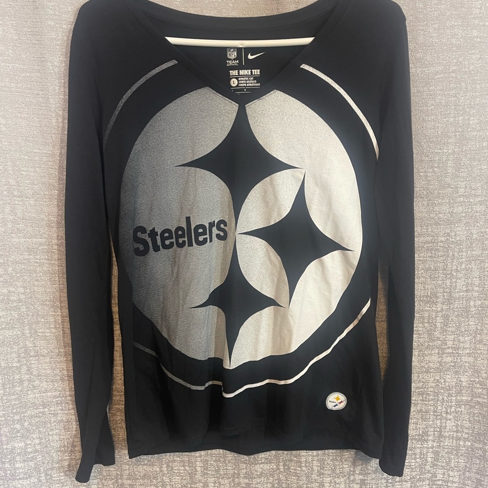Nike Black and Silver NFL Tee